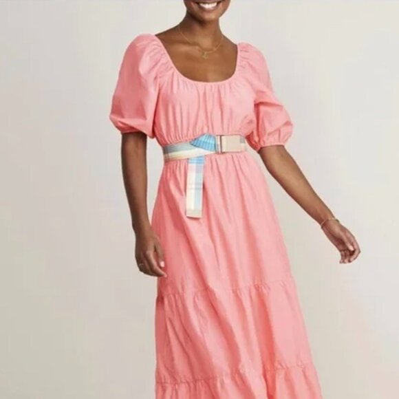 Vineyard Vines Punch Plaid Woven Belt Size M Plaid-Lemon Tart NEW - Picture 8 of 8